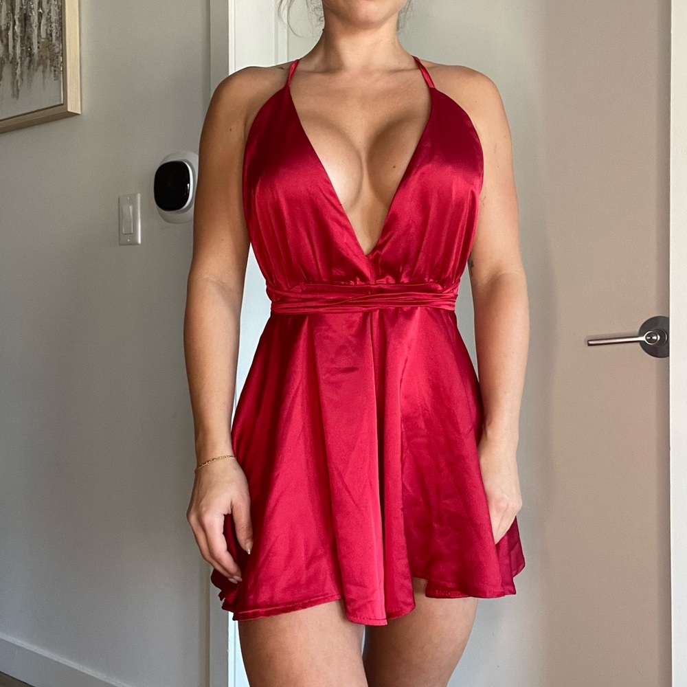 Babyboo Fashion Red Romper